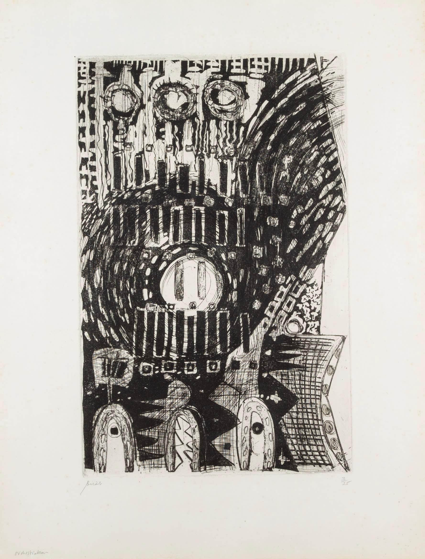 Orchestration by André Bicât, 1965 - Print by Unknown