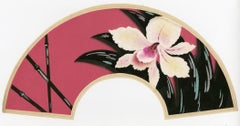 Retro Orchid and Bamboo (Sensu-e)