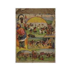 Original 1905 lithographic poster for the Buffalo Bill’s Wild West show
