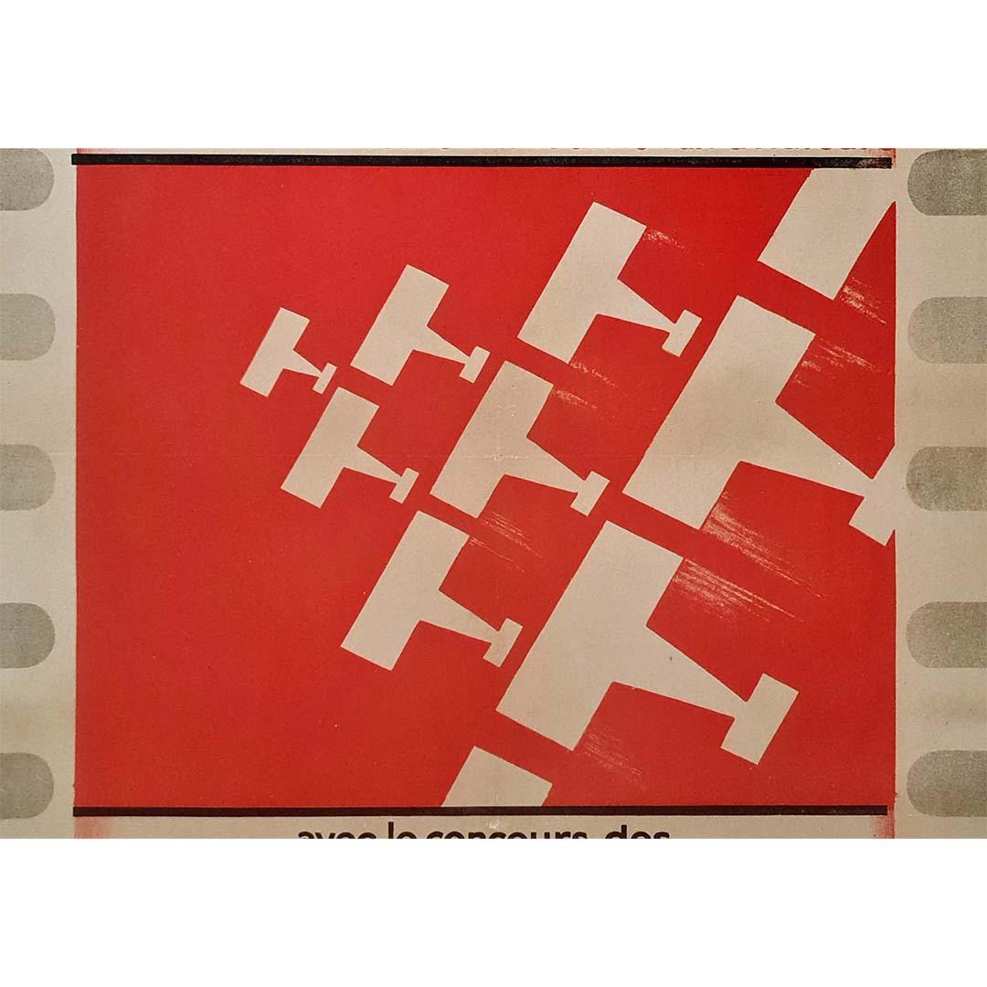 Affiche originale de 1926 pour le Grand Gala Cinématographique de l'aviation française en vente 1