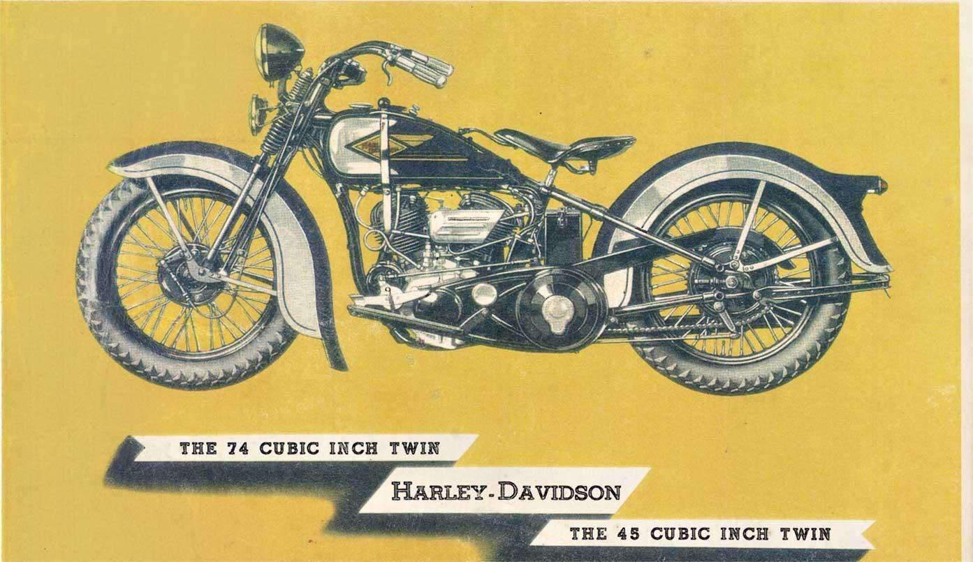 art deco harley davidson