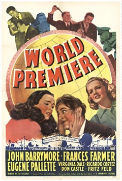 Original 1941 "World Premier" US 1-sheet Vintage movie poster