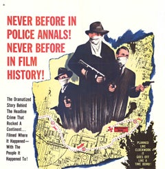 Original 1959 "The Great St. Louis Bank Robbery" U S 1 sheet movie poster