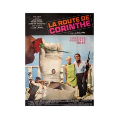 Originalplakat von 1967 für den Film La Route de Corinthe von Claude Chabrol