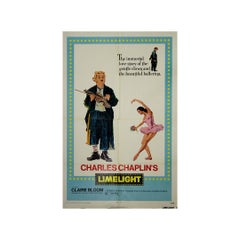 Original 1972 U.S. one-sheet poster for the Charlie Chaplin’s Limelight