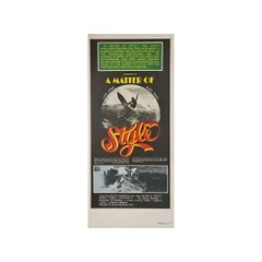 Original 1976 Surf Film Poster "A Matter of Style"