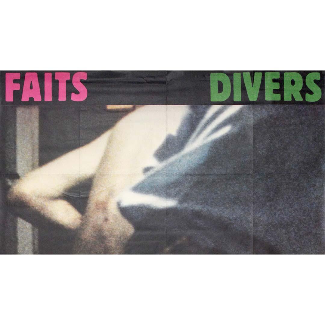 L'affiche originale de 1983 a été créée pour le film documentaire Faits Divers. en vente 1