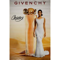 Manifesto pubblicitario originale del 1997 per l
iconica fragranza "Organza" di Givenchy