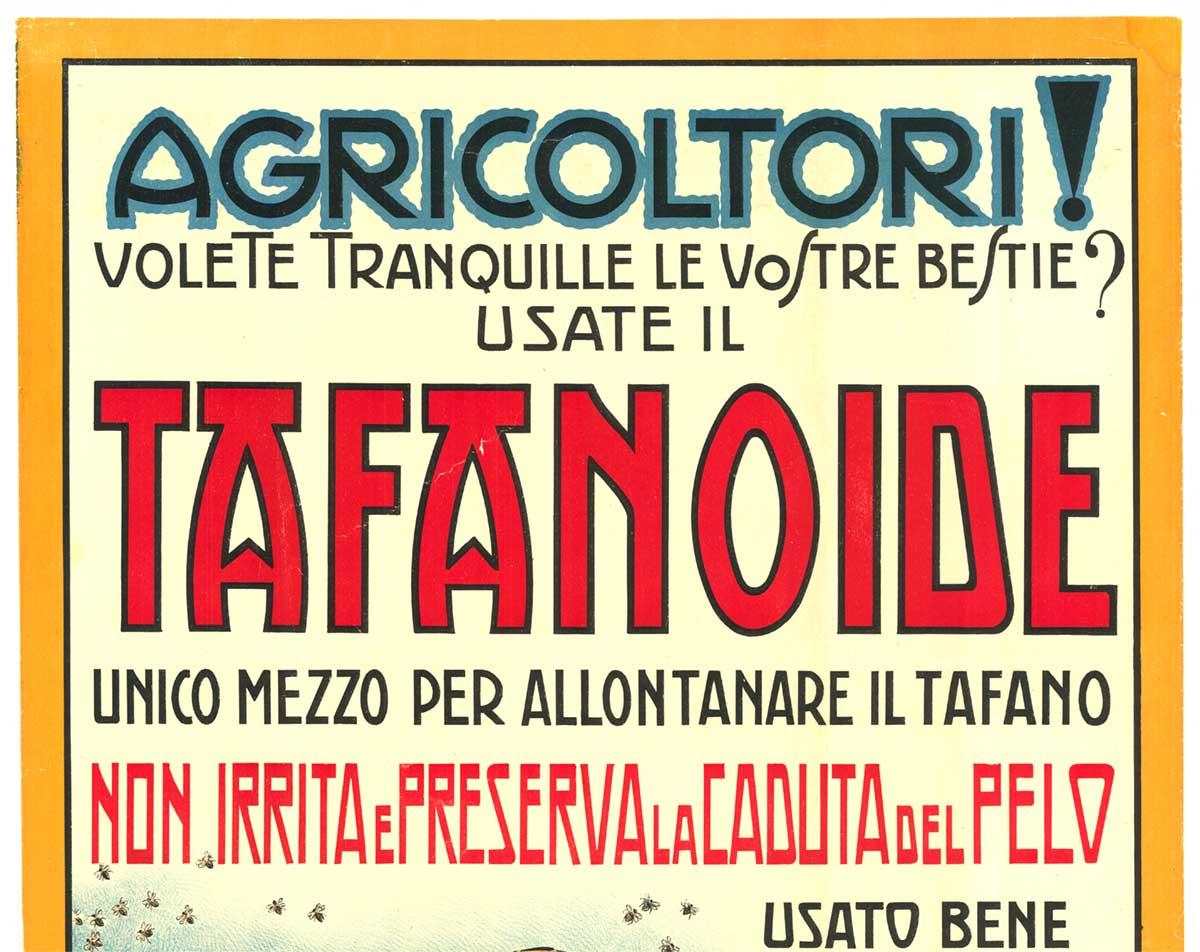 Originali Agricoltori! Tafanoide - Poster italiano d'epoca equestre - Print di Unknown