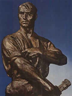 Originale "American Labor ... Produrre per l'attacco" manifesto d'epoca del 1943