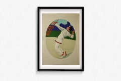 Original Art Deco lithograph from the 1930s