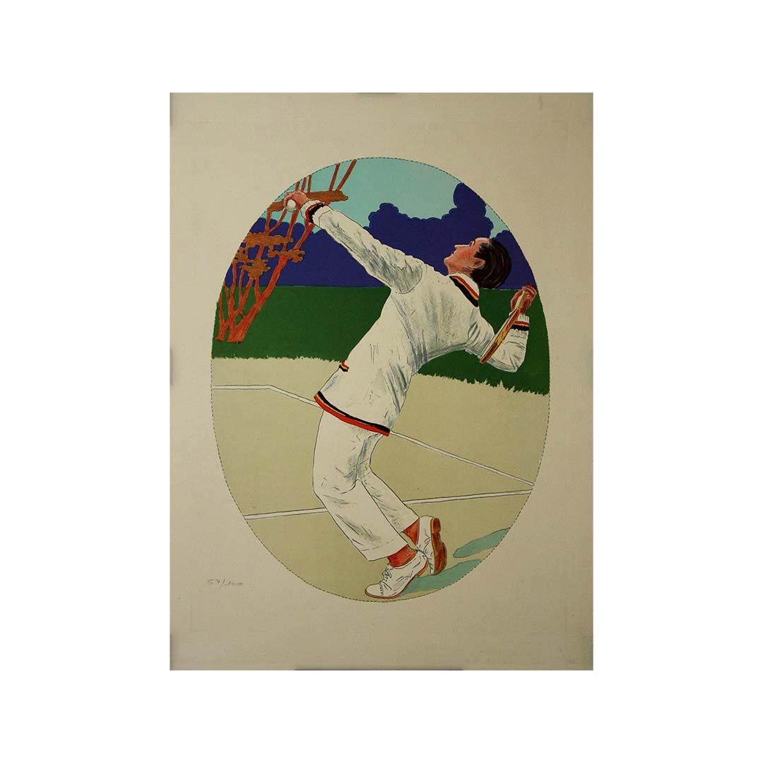 Litografia originale Art Deco degli anni '30 in vendita 1