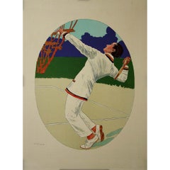 Original Art Deco lithograph from the 1930s