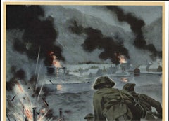 Original "Back Them Up!" vintage British WWII poster