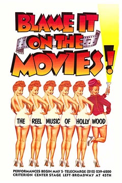 Original Échale la culpa al cine  Betty Grable Broadway cartel de época