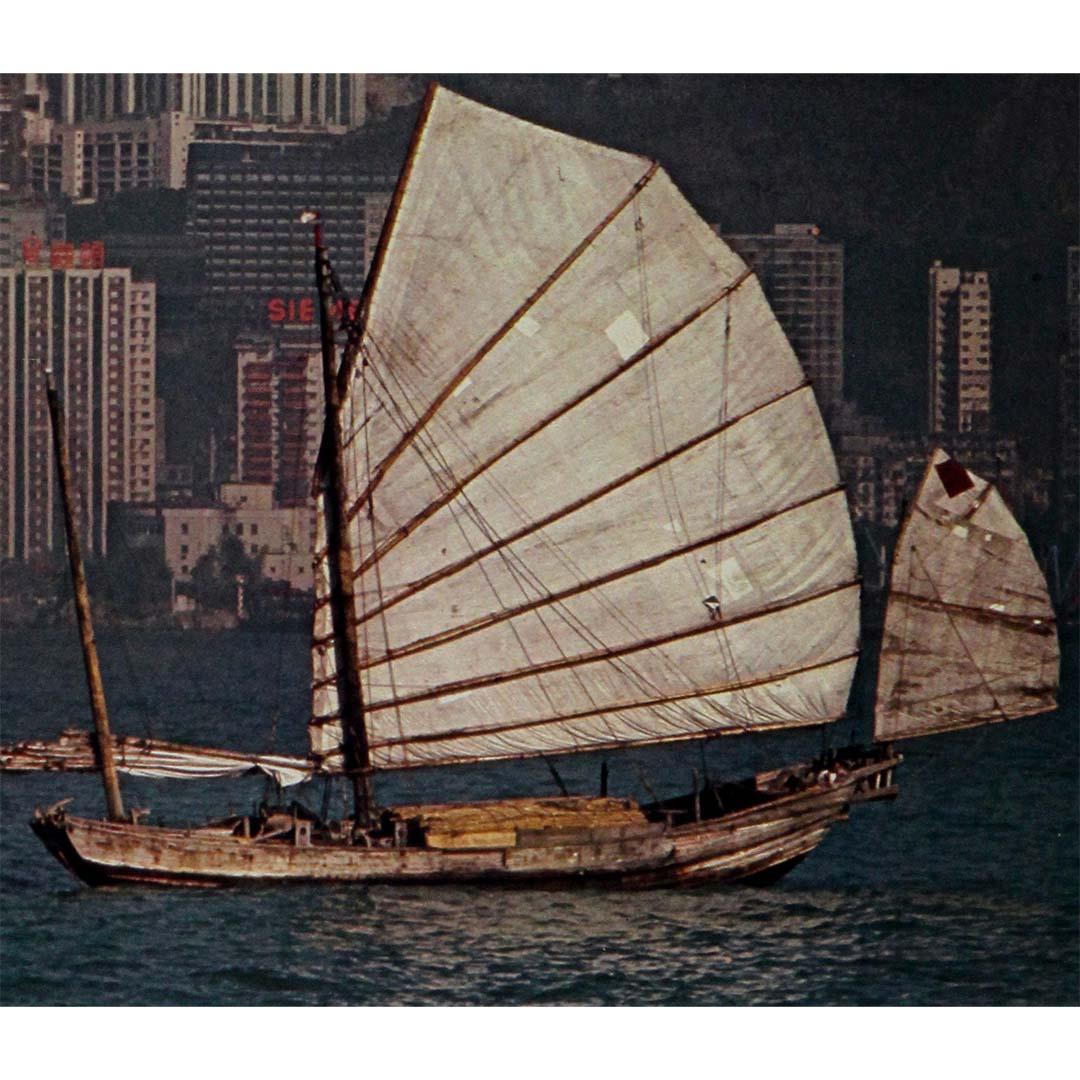 Original circa 1970 travel poster for Philippine Airlines - HongKong For Sale 1