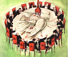 Original Congresso di Parigi vintage political poster