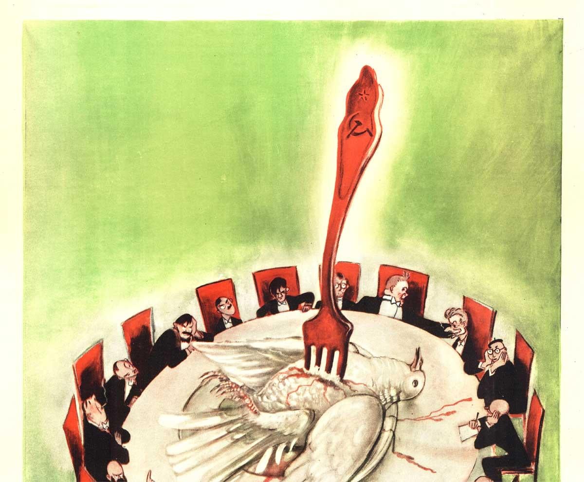 Original Congresso di Parigi vintage political poster - Constructivist Print by Unknown