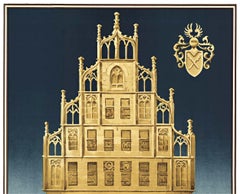 Originales Cruwell Tabak-Vintage-Poster. Crüwell-Tabak