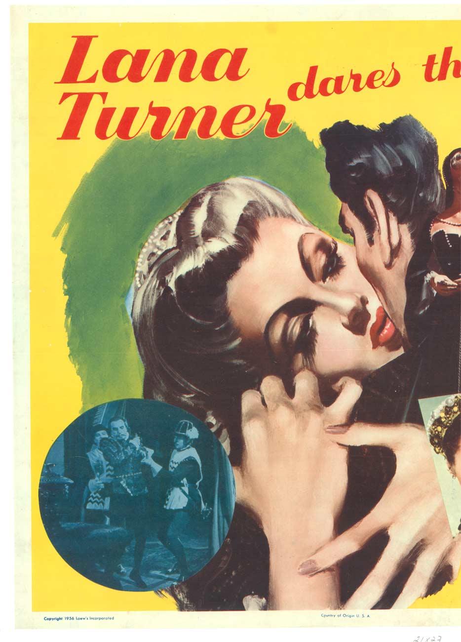 Vintage-Filmplakat „Diane“ aus 1/2-Blatt  Lana Turner, Roger Moore, Lana – Print von Unknown