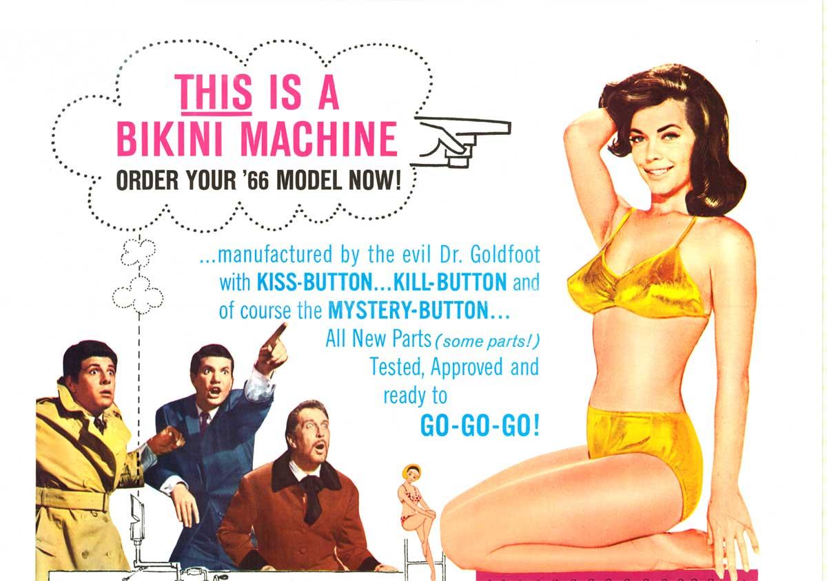 Original 'Dr. Goldfoot and the Bikini Machine' US 1-sheet vintage movie poster - Print by Unknown