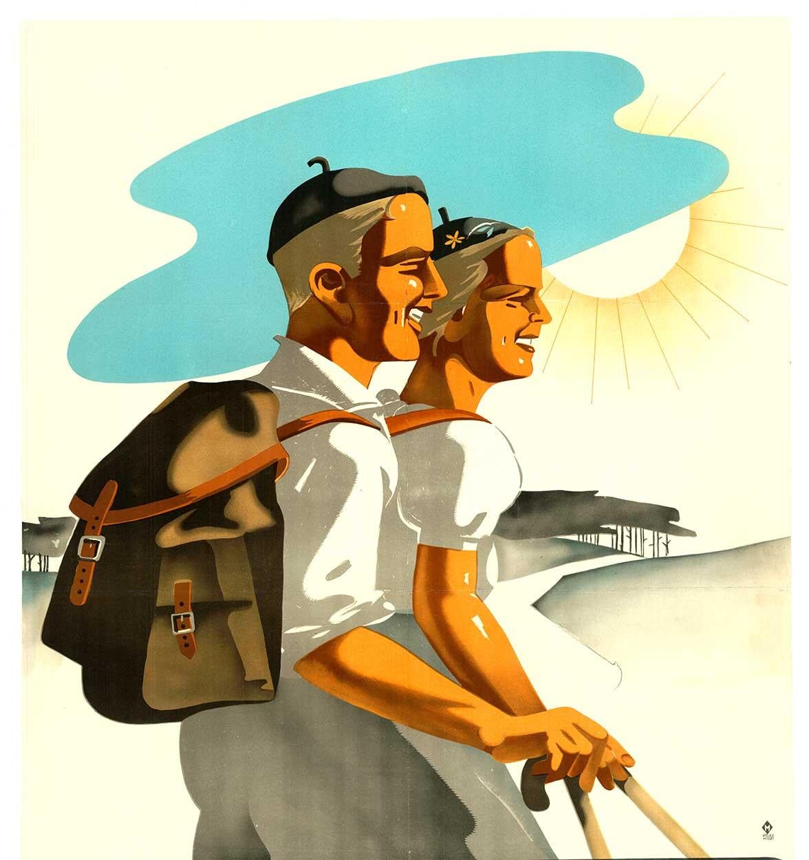 ¡Original Dutch Trekkers Hier Uw Adres!  Campistas, dejad aquí el cartel con vuestra dirección - Print de Unknown