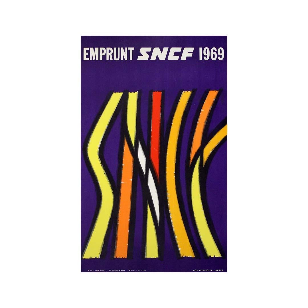 Original Emprunt SNCF-Plakat von 1969 im Angebot 2