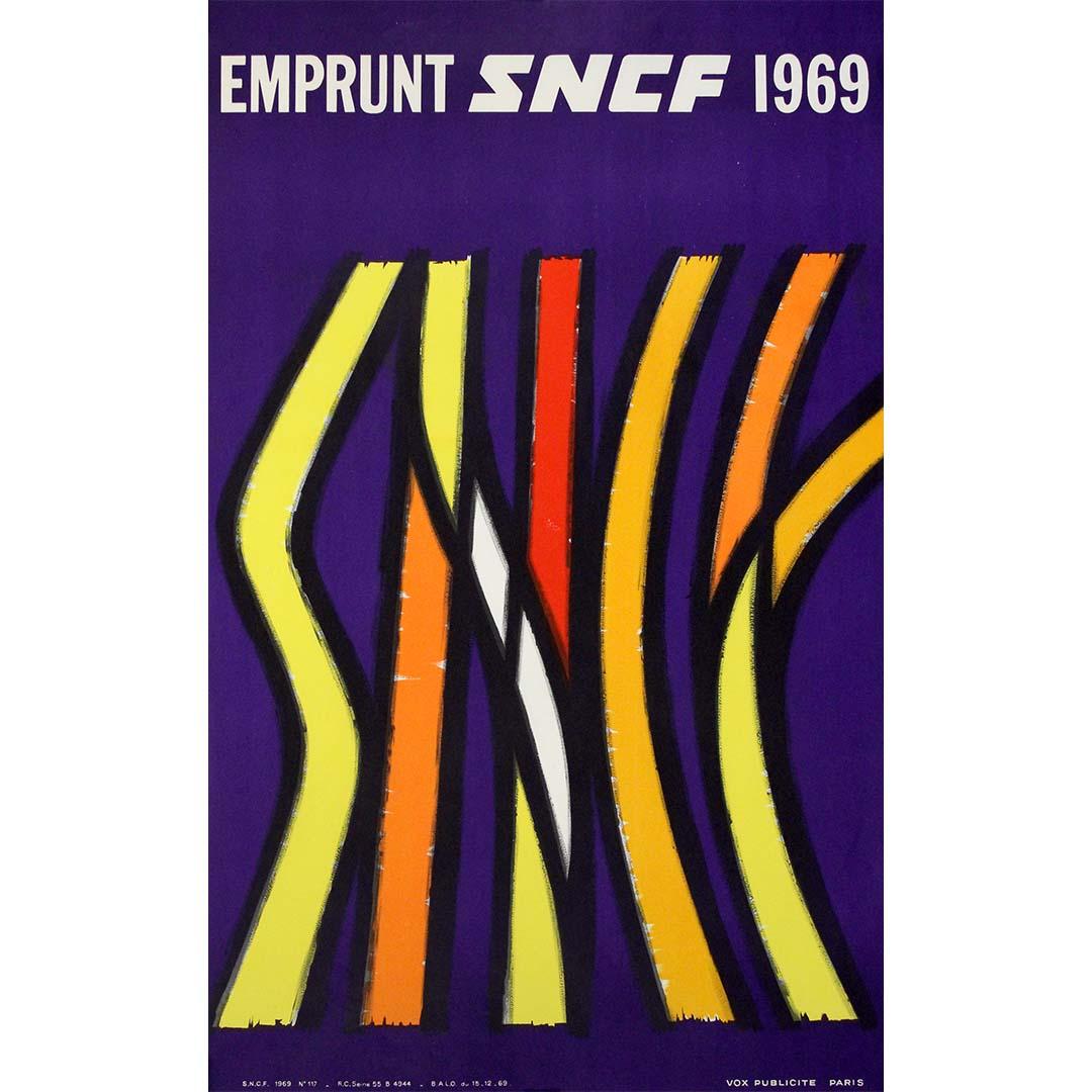 Original Emprunt SNCF-Plakat von 1969 – Print von Unknown