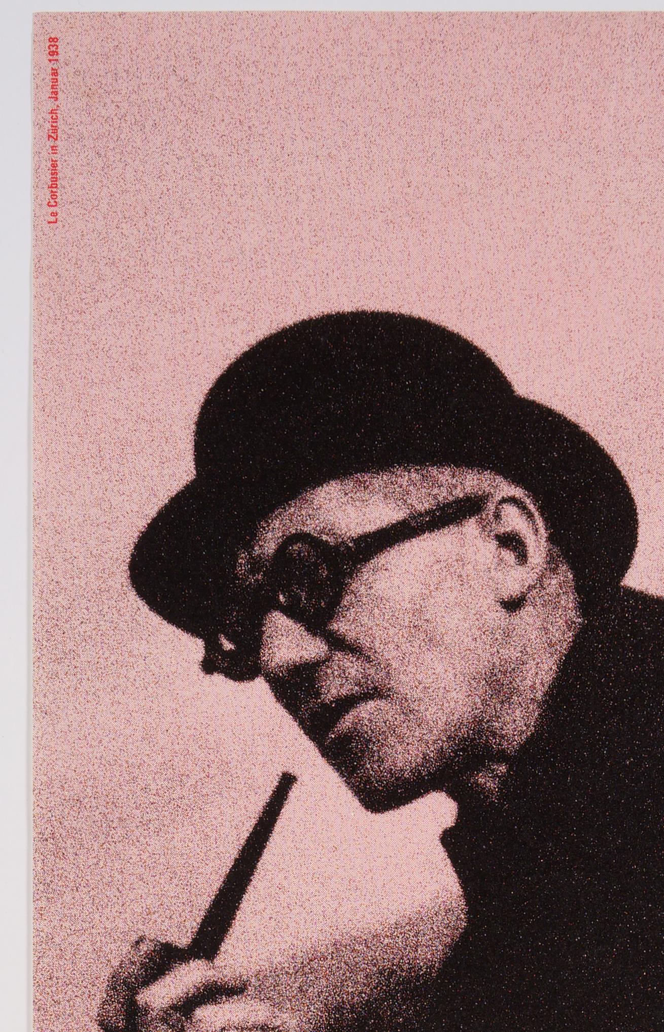 Original Exhibition Poster – Le Corbusier's difficult relation to Switzerland - Print by Unknown