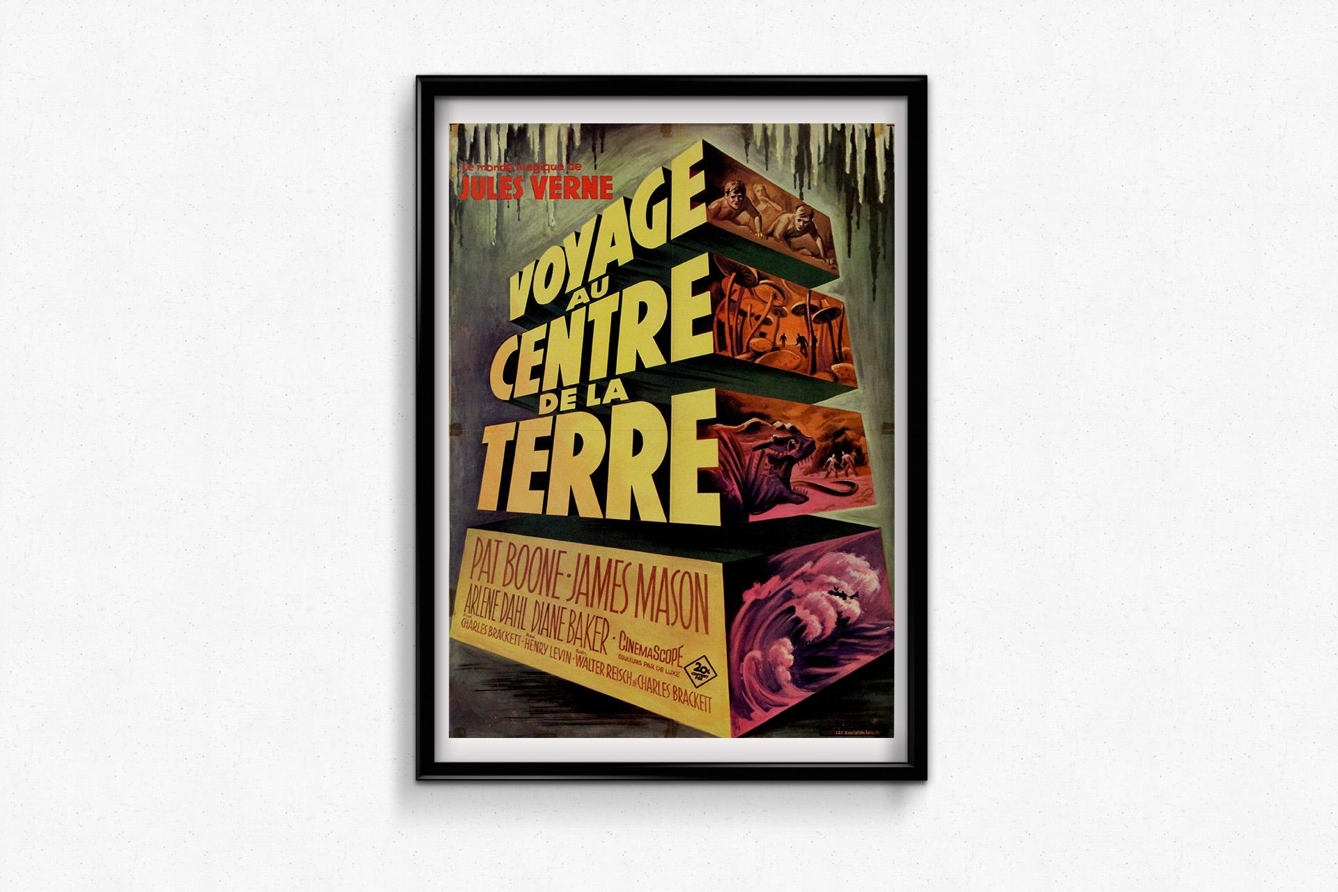 This 1959 original French movie poster for 