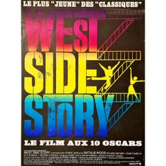 Original french poster of 1961 for the movie West Side Story