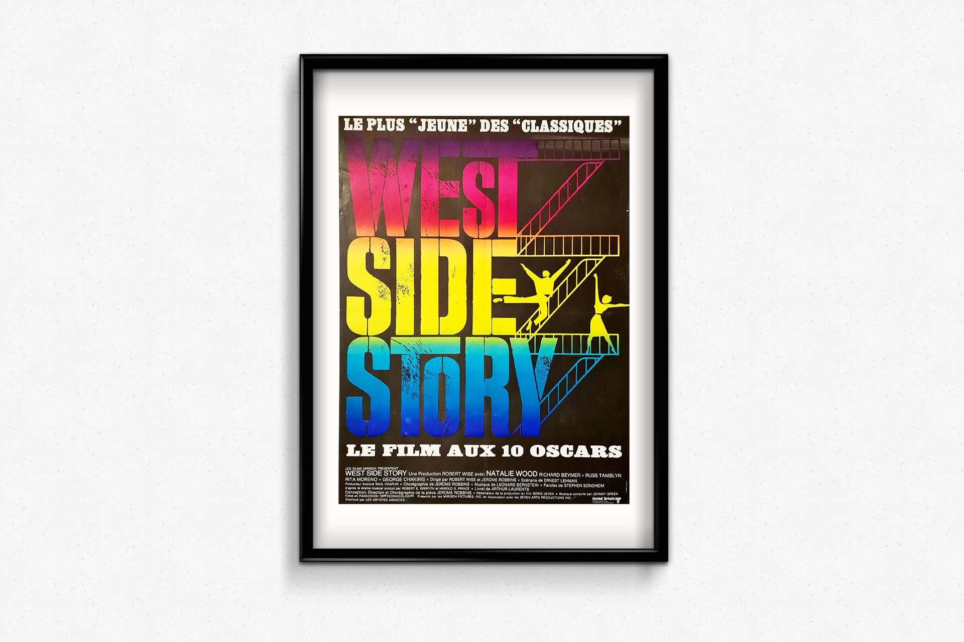 Original french poster of 1961 for the movie West Side Story For Sale 1