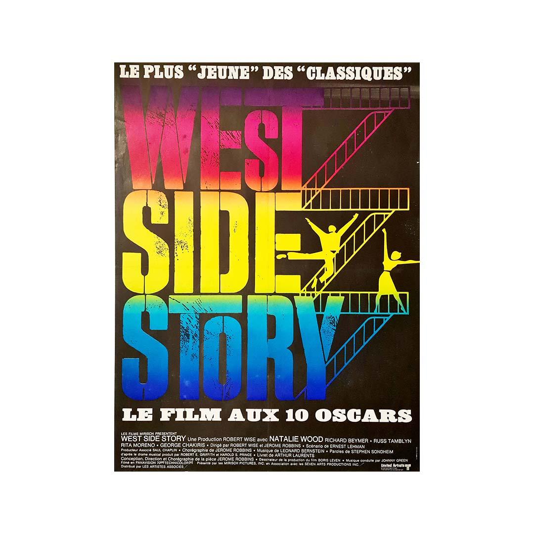 Original french poster of 1961 for the movie West Side Story - Print by Unknown