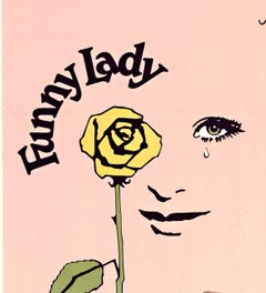 Original 'Funny Lady' U.S. 1-sheet linen backed vintage movie poster  1975