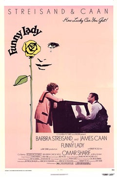 Original 'Funny Lady' U.S. 1-sheet linen backed vintage movie poster  1975