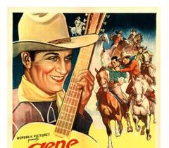 Original Gene Autry Gold Mine in the Sky US 1-sheet linen backed movie poster