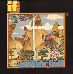 Original "If Waterfall" on Metromedia Records vintage record shop vintage poster
