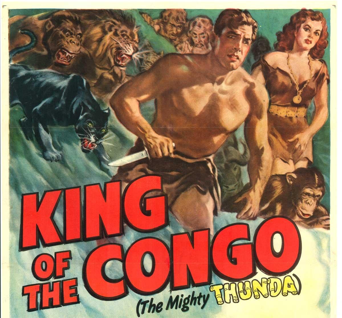 Affiche vintage du film « King of the Congo », chapitre 1 « Mission of Menace » - Print de Unknown