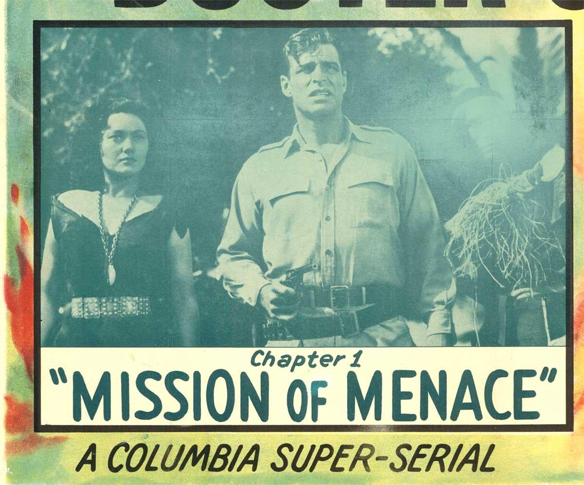Affiche vintage du film « King of the Congo », chapitre 1 « Mission of Menace » en vente 1