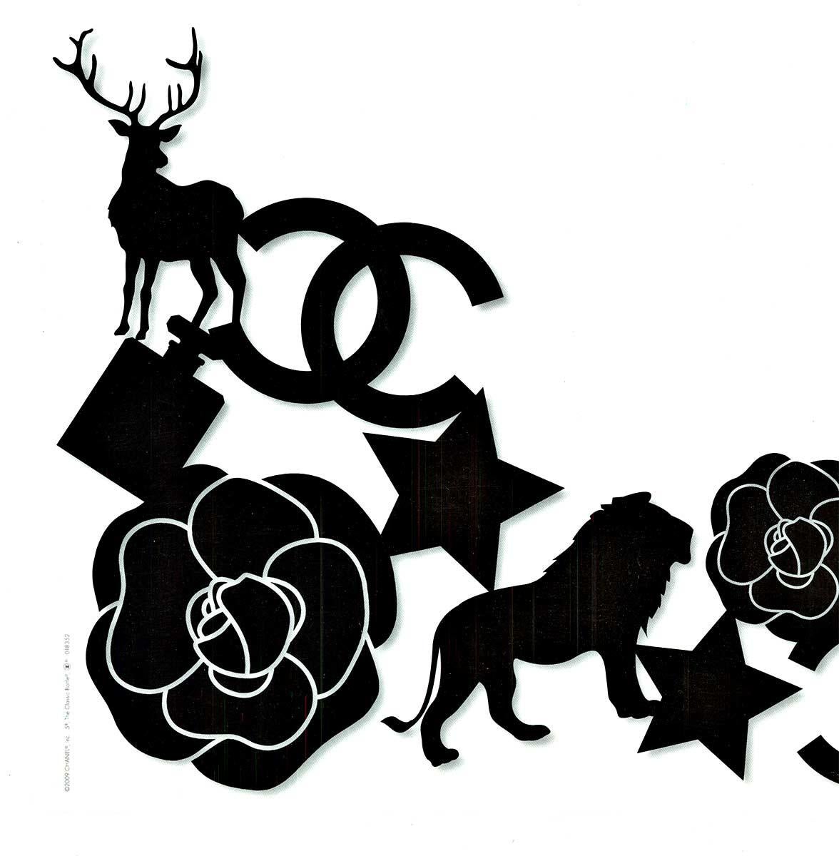Original Les Codes de CHANEL (versión negra) Moda francesa  cartel del perfume - Print Negro de Unknown