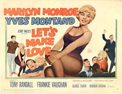 Affiche originale du film américain Let's Make Love (L'Amour)  Marilyn Monroe  demi-feuille