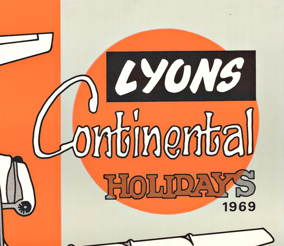 Original Lyons Continental Holidays via British  - Print by Unknown