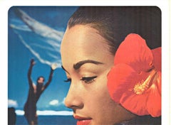 Original Matson to Hawaii Cruise Ship vintage travel poster