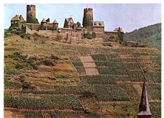 Vintage Pan Am Germany Travel Poster, Original 1960s-70s Jet Age Airline Litho.