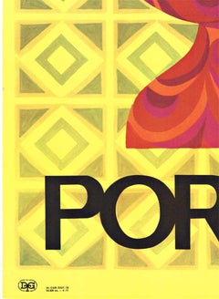 Original Portugal ‘Galo de Barcelos’ vintage travel poster.