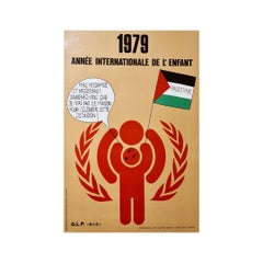 Original poster celebrating the International Year of the Child 1979 - Palestine