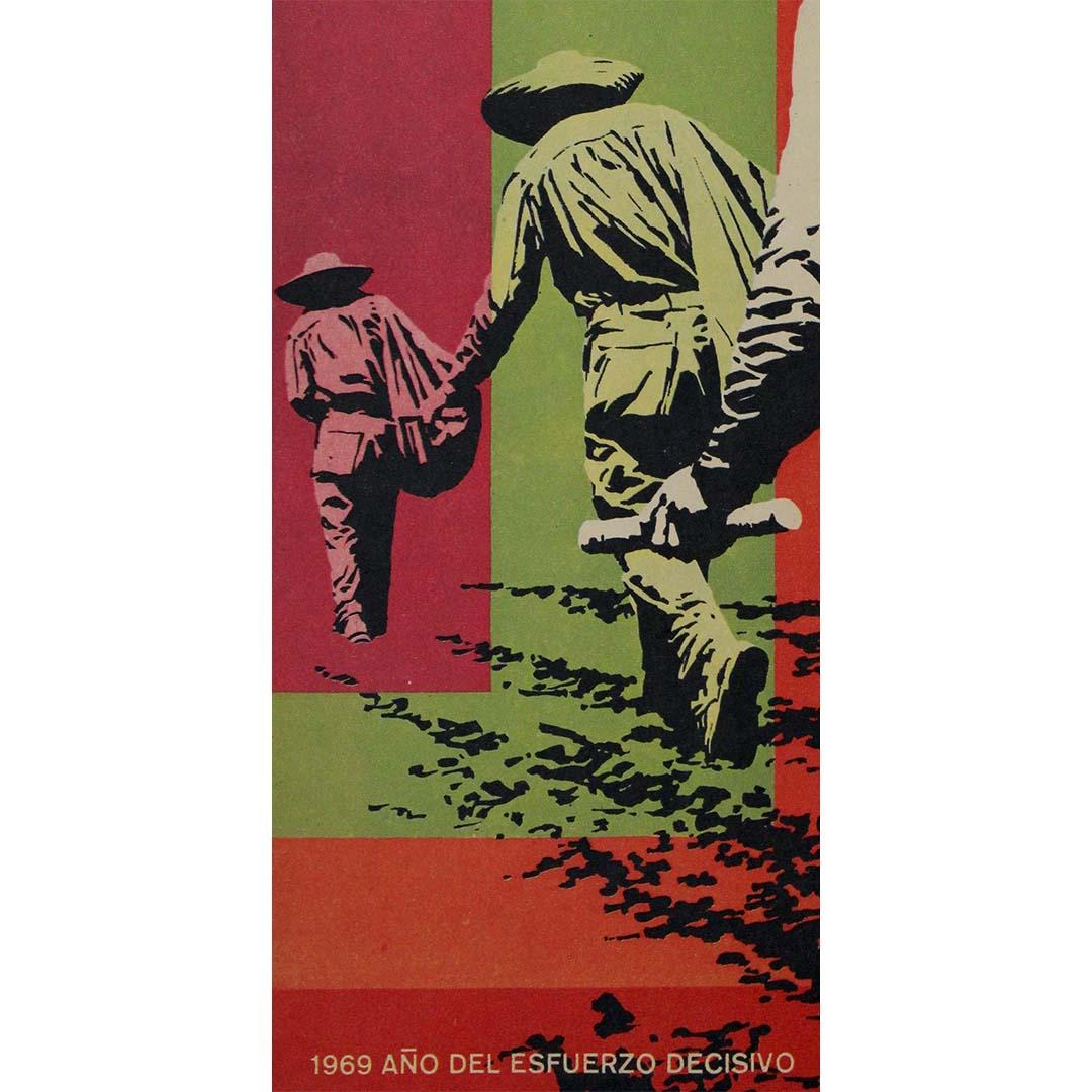 Affiche originale Día del Campesino 17 de Mayo 1969, Año del Esfuerzo Decisivo en vente 1