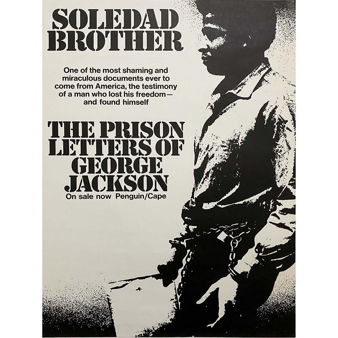 Original poster for George Jackson's magnificent novel "Soledad's Brothers" - Print by Unknown