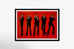 Original poster for the 1998 exhibition titled "James Bond: Die Welt des 007"