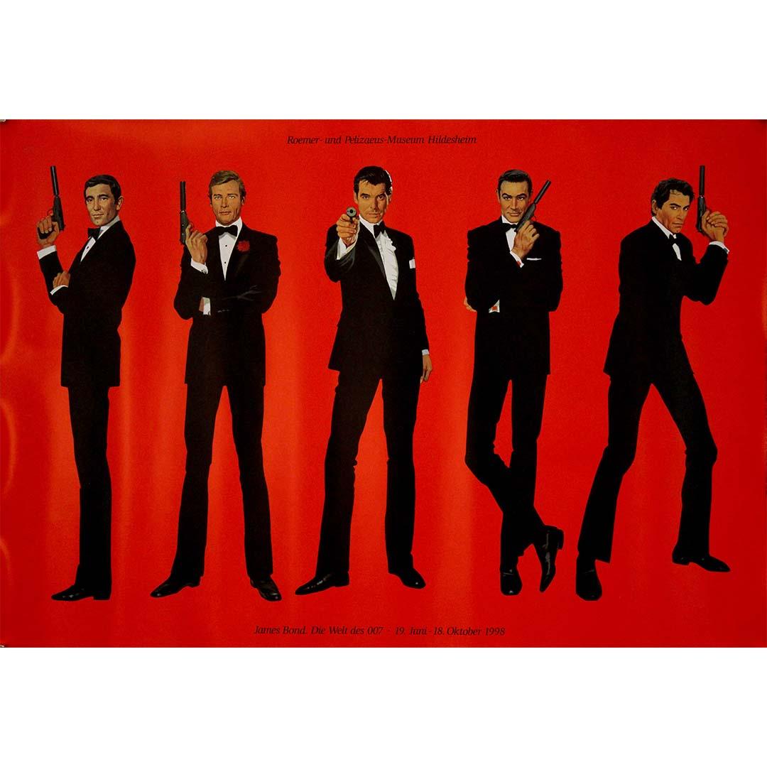 Affiche originale de l'exposition de 1998 intitulée « James Bond : Die Welt des 007 » - Print de Unknown